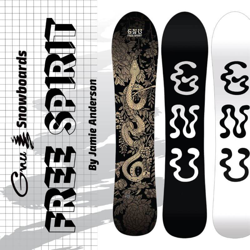 Jamie Anderson x GNU Women's Snowboards 25/26 | Ladies Choice