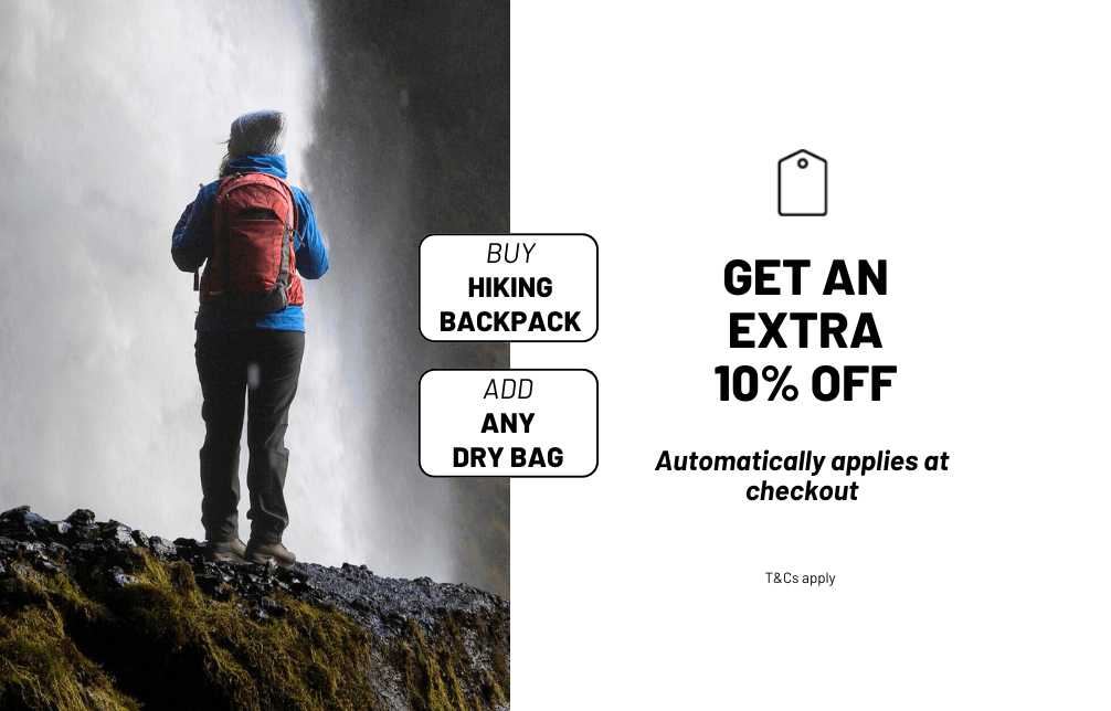Trekking Backpack & Dry Bag Bundle Deal