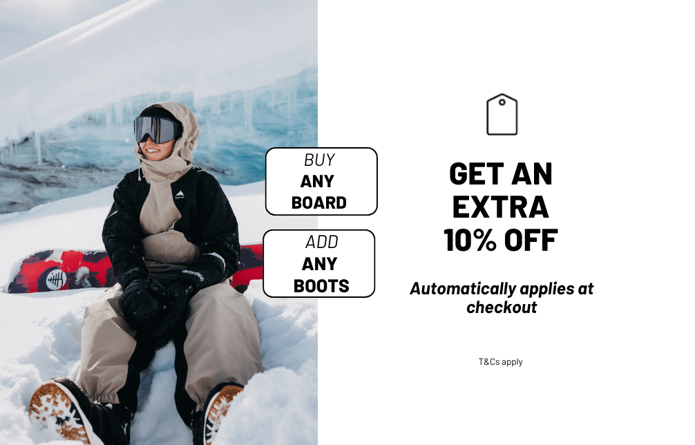 Snowboard & Boots Package Deal