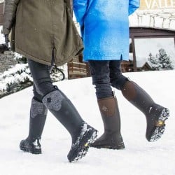 NUOVI STIVALI DA NEVE INVERNALI CALDI DA UOMO FINTI - Foto 10